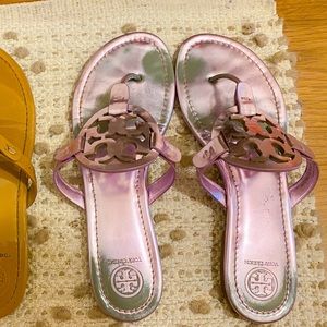Tory Burch sandals metallic pink size 9.5